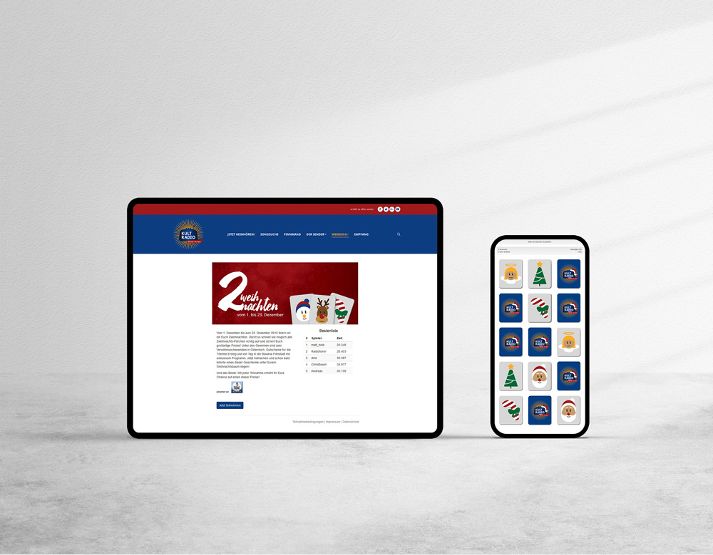 Online-Adventsgewinnspiel des ehemals bayernweiten DAB+ Radiosenders KULTRADIO