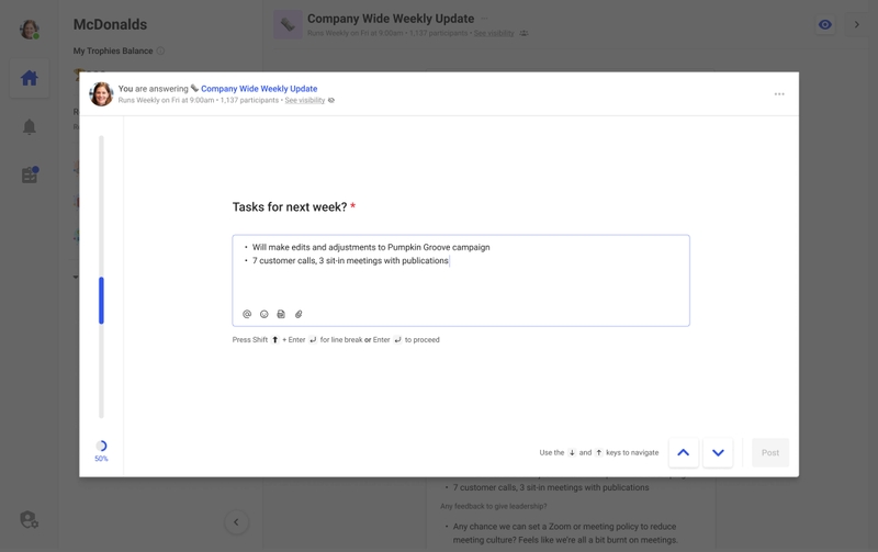 Weekly Status Updates Template (Free) | Assembly Flows