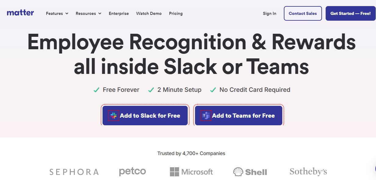 Matter software