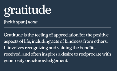 Gratitude