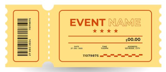 Tickets to an Upcoming Event