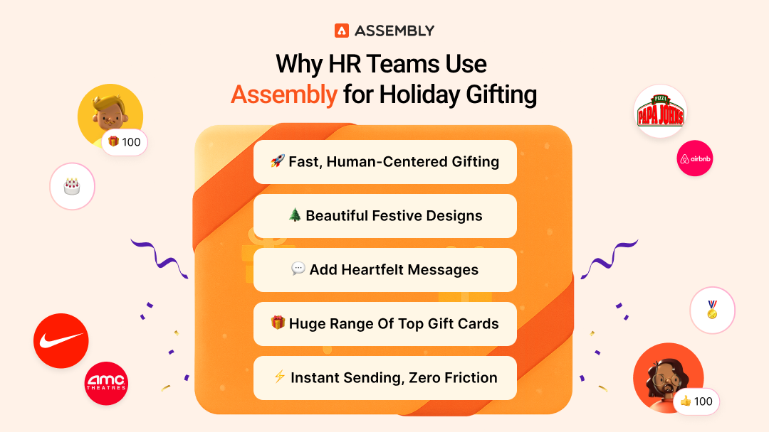 Assembly for holiday gifting