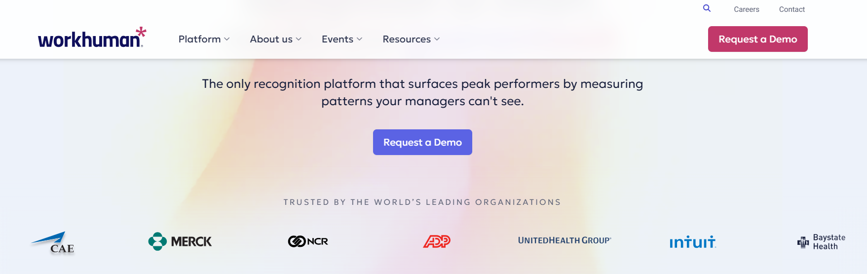 Workhuman employee recognition and rewards platform