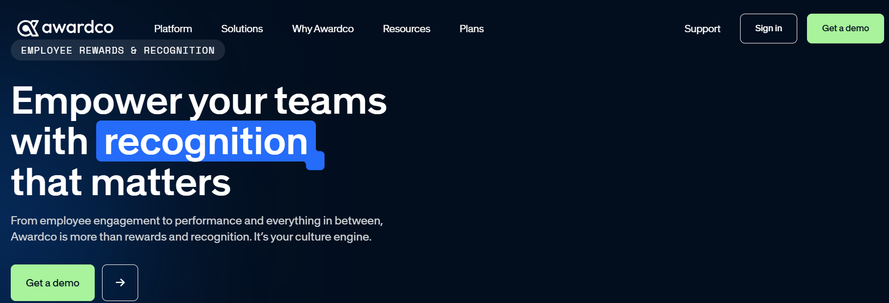 Awardo employee recognition