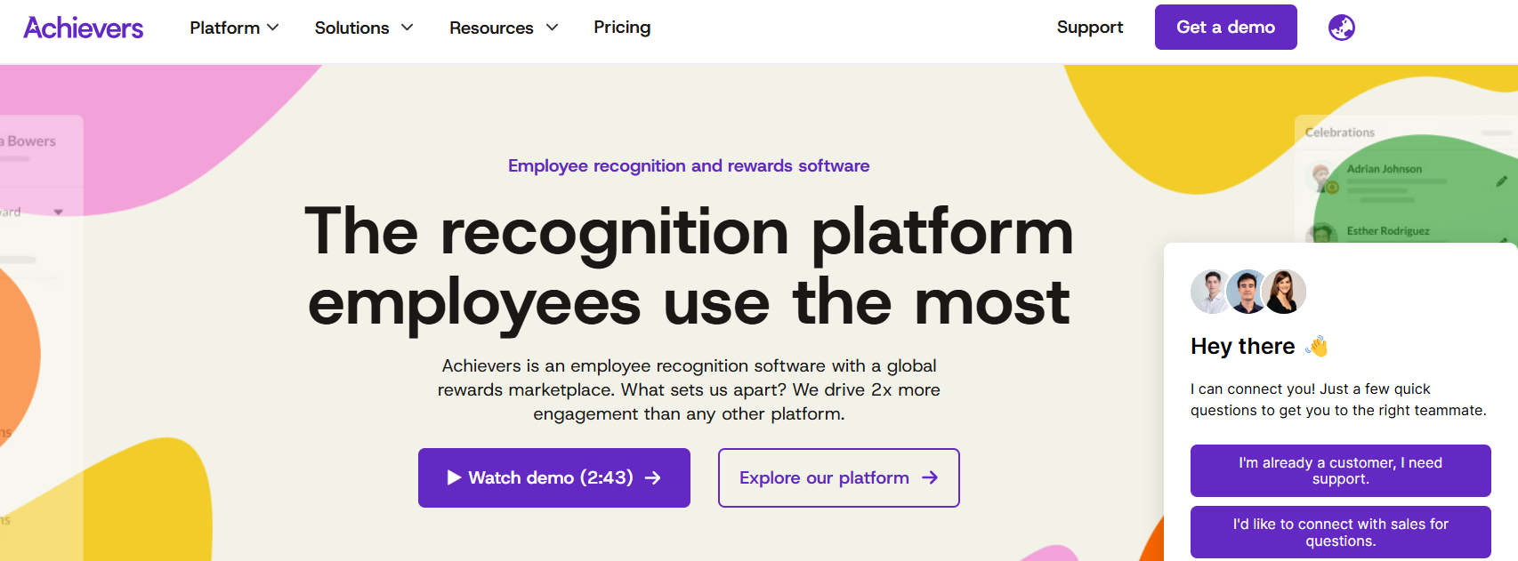 Achievers employee recognition