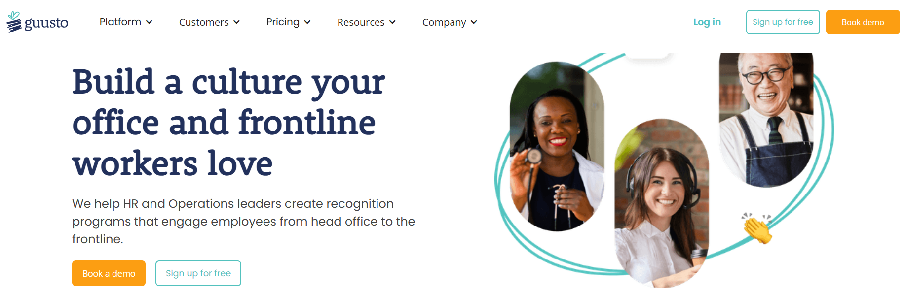 Guusto employee recognition