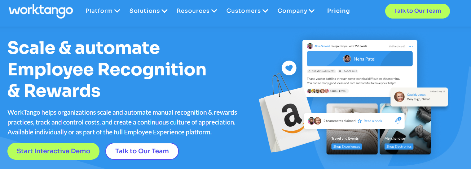 WorkTango employee recognition