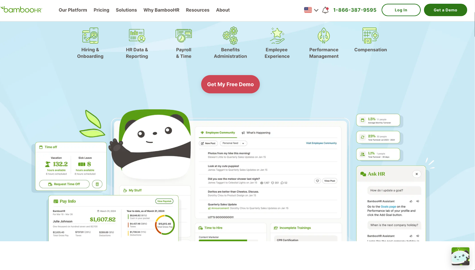 BambooHR HR and performance management software for small businesses
