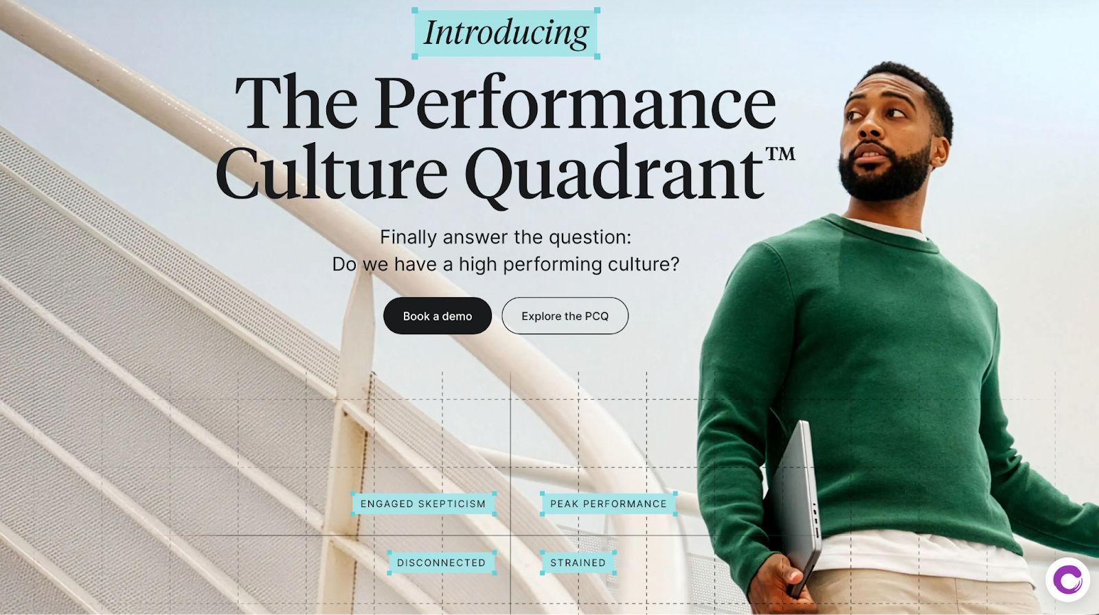 Culture Amp performance management software with Performance Culture Quadrant