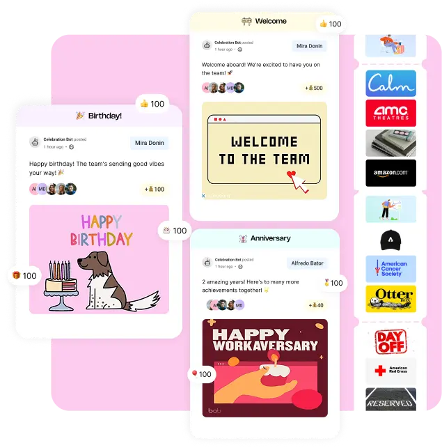 How Assembly helps in sharing celebrations directly in Slack