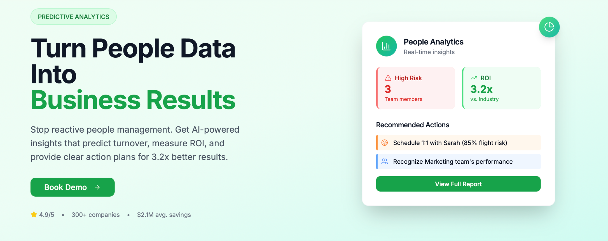 Assembly's Engagement Analytics gives HR leaders real time insights to predict turnover, ROI