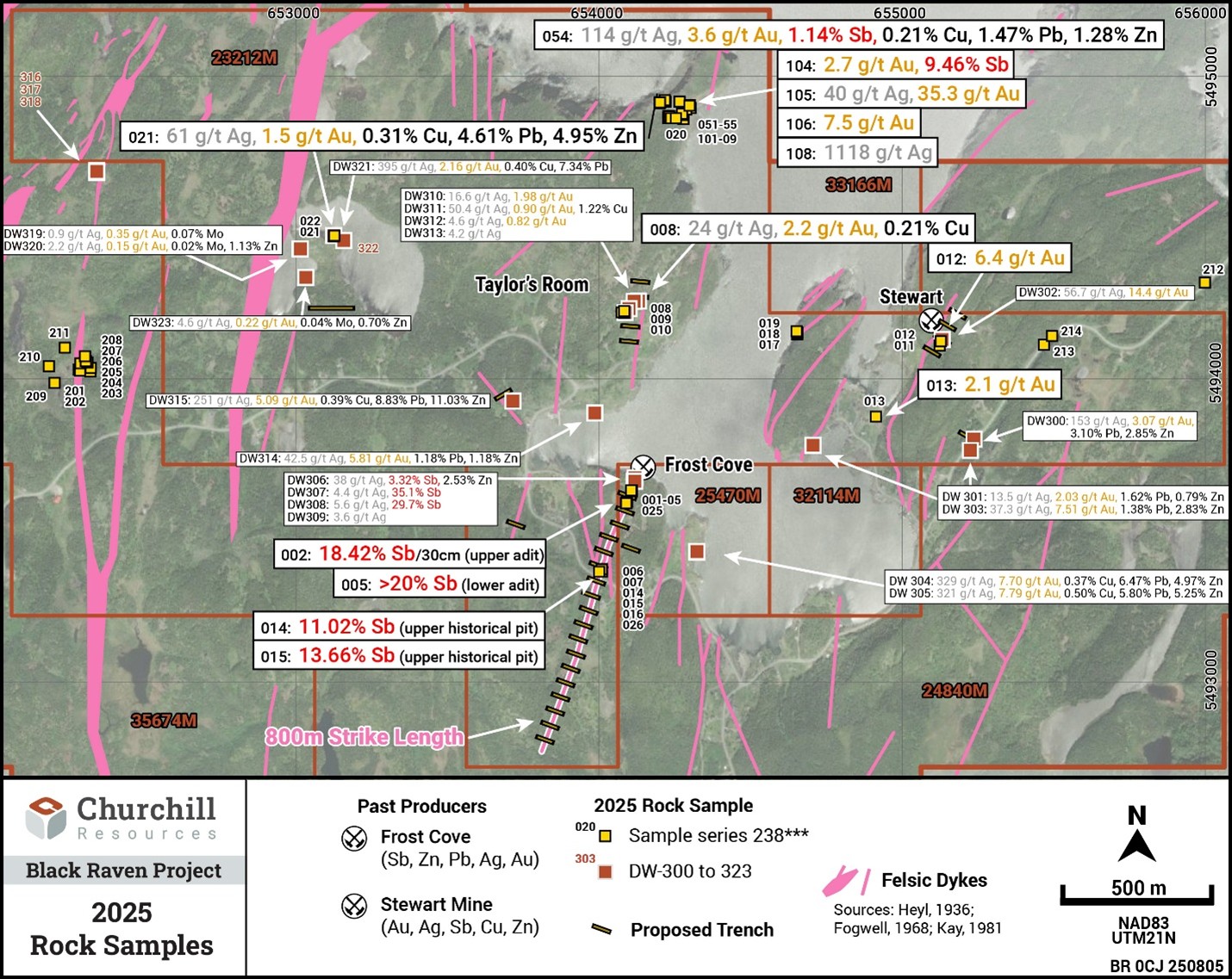 Black Raven Project - 2025 Rock Samples