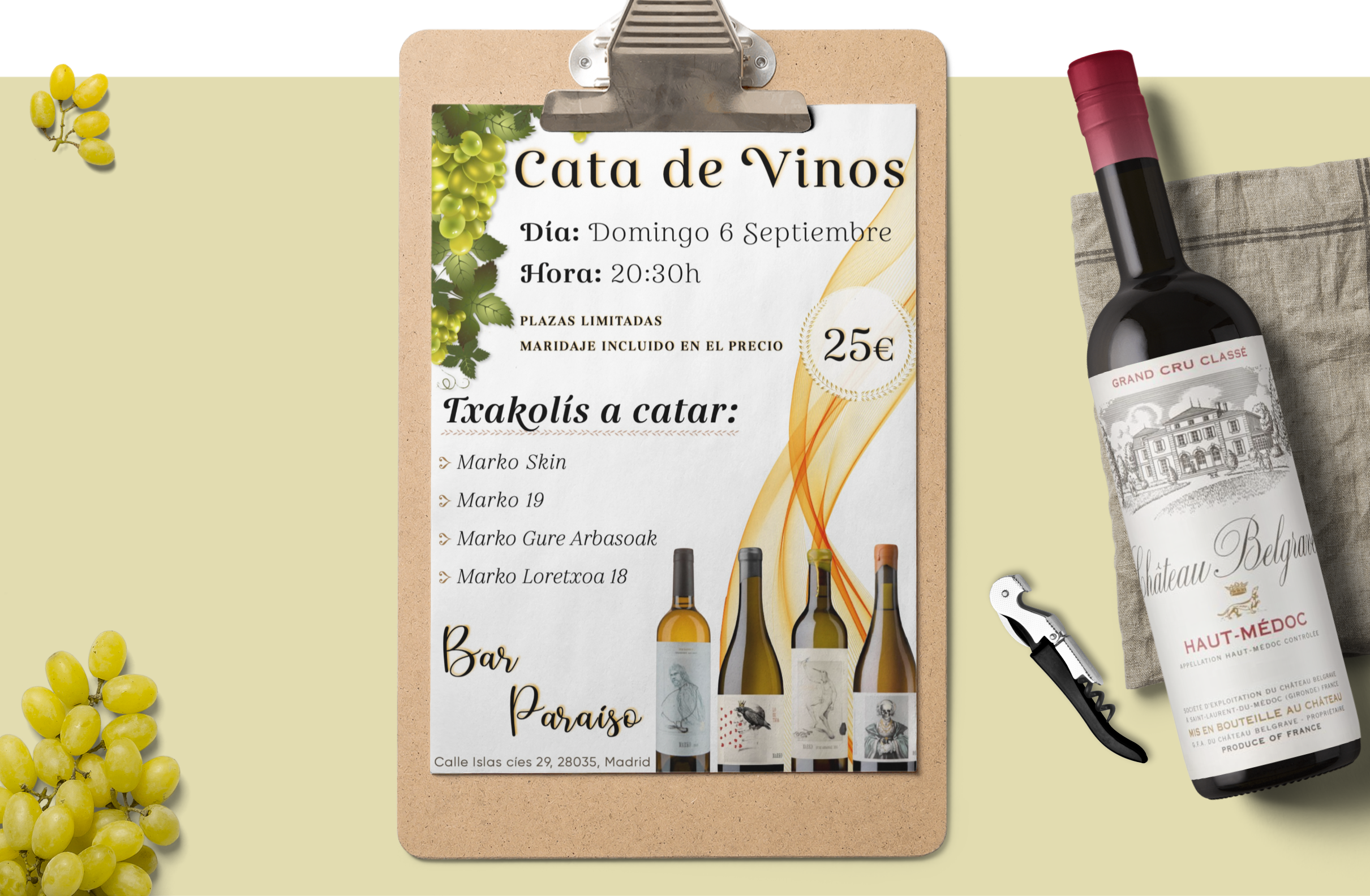 Preview of three Mockups from the Mascotty app