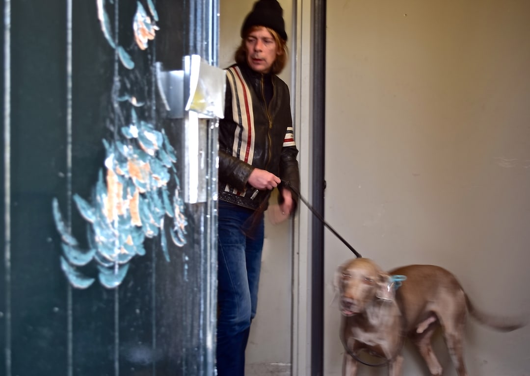 foto Cees Krijnen met hond cees