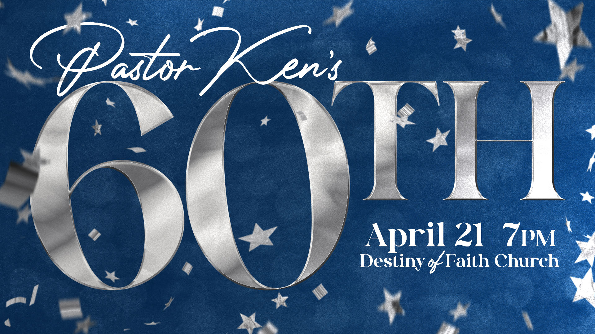 Pastor Ken's 30th Destiny of Faith Church.