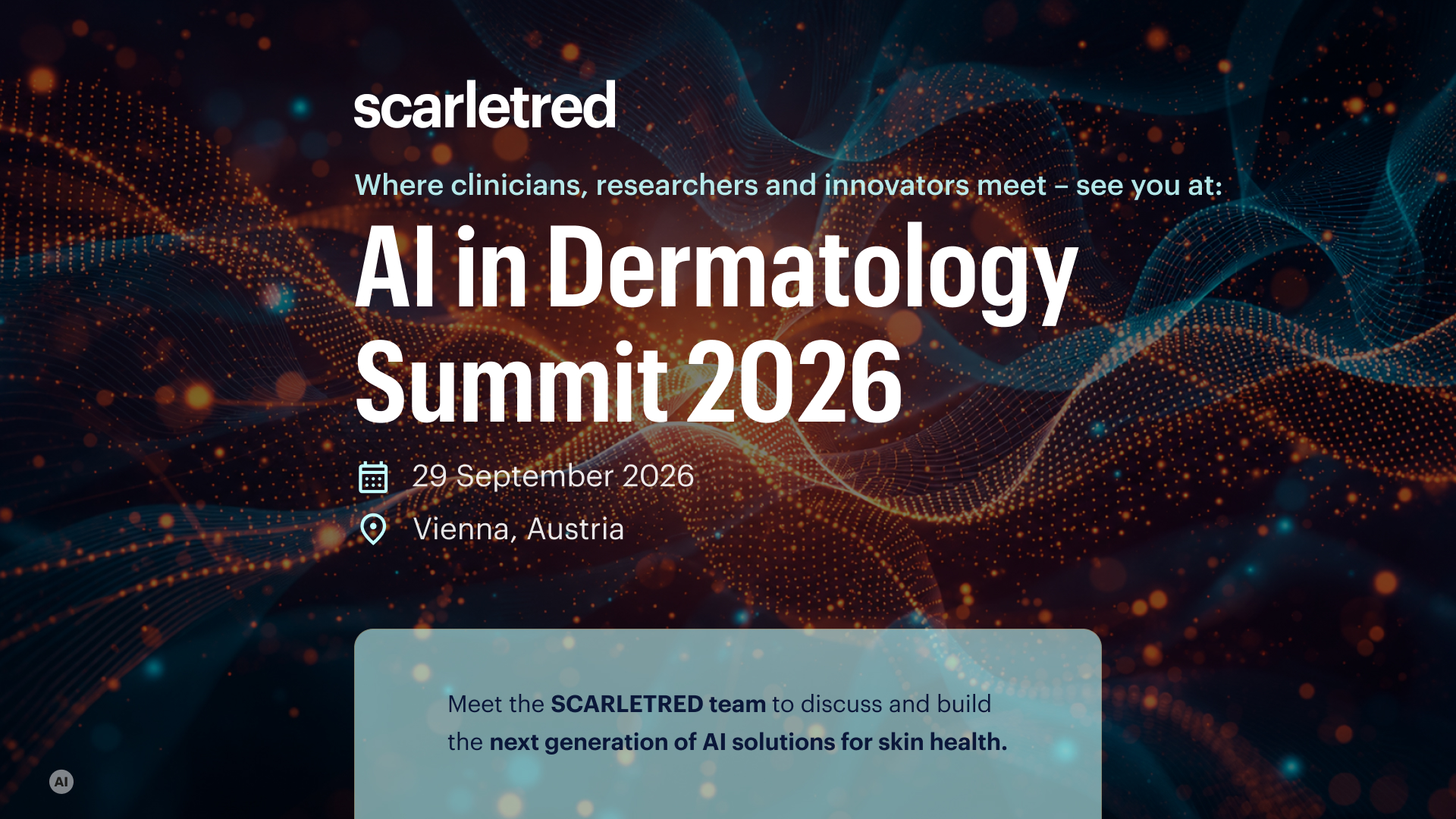 SCARLETRED at the AI in Dermatology Summit 2026