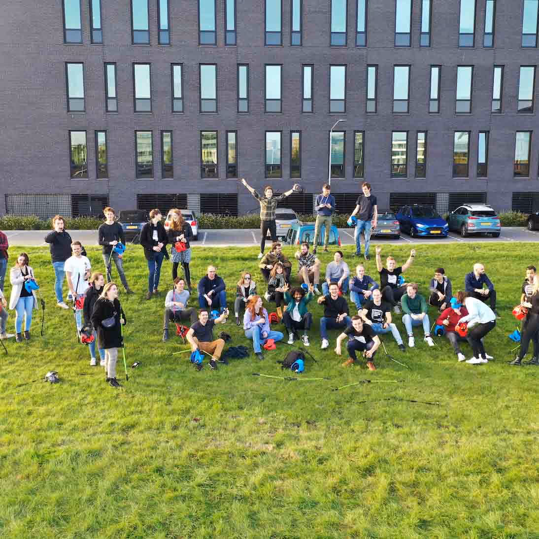 Coffee IT activity archery tag