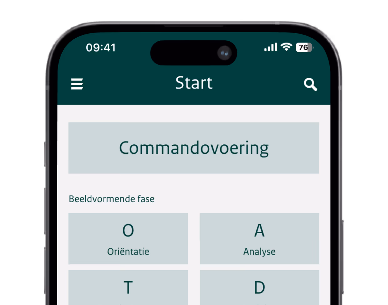 commandovoering defensie web app