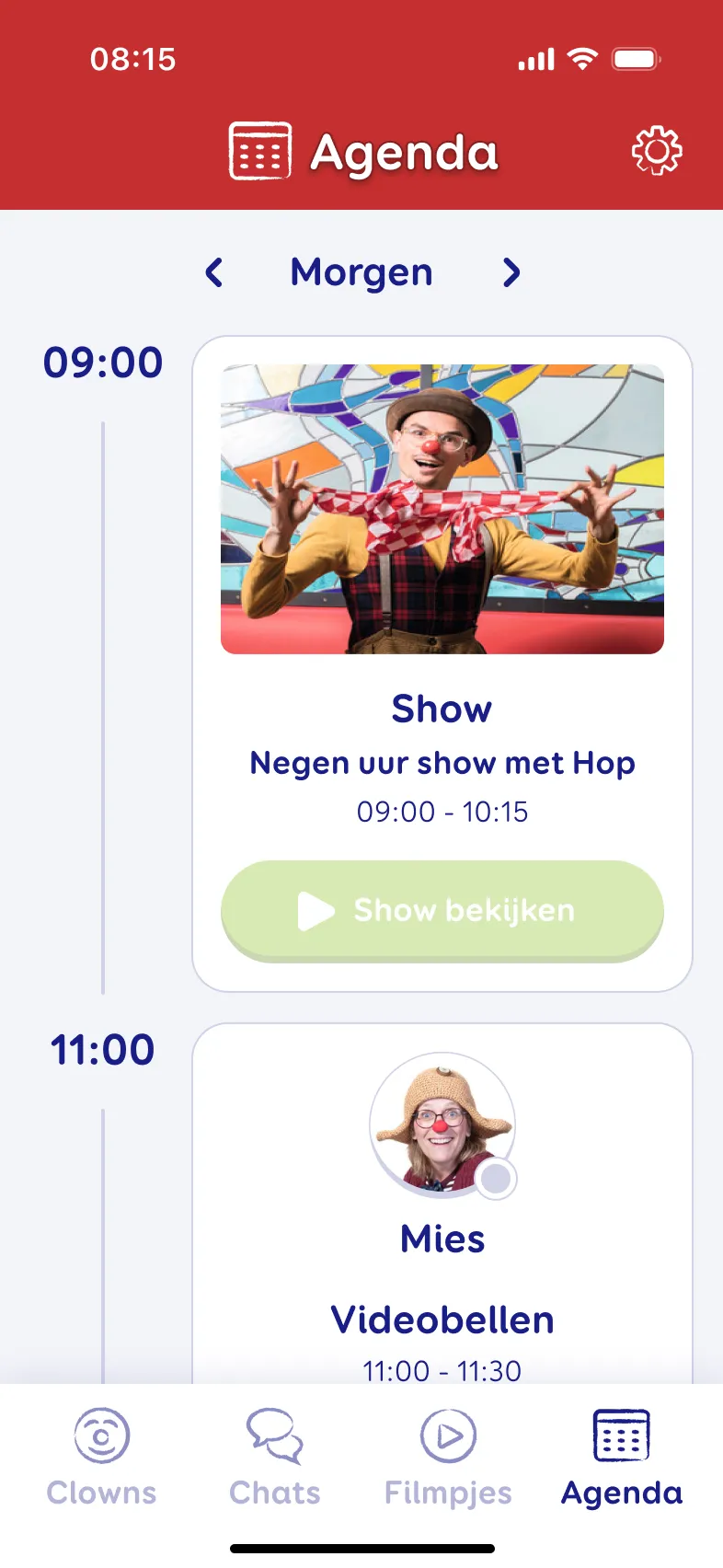 Cliniclowns app coffee it