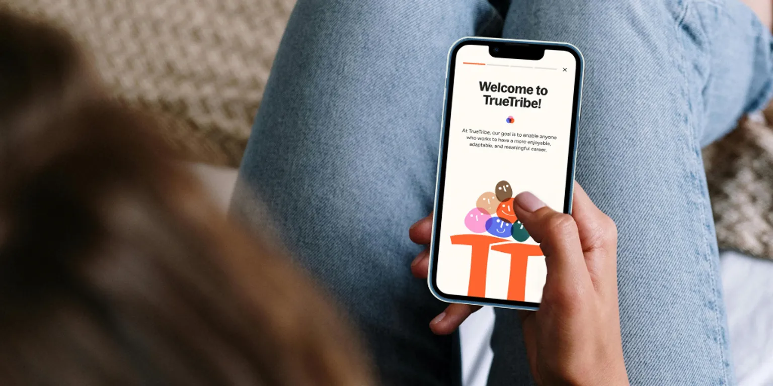 TrueTribe app startpagina