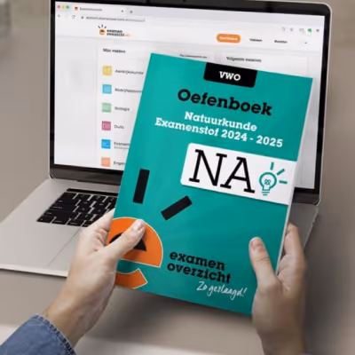 Examenoverzicht app scherm 1 – ontwikkeld door Coffee IT