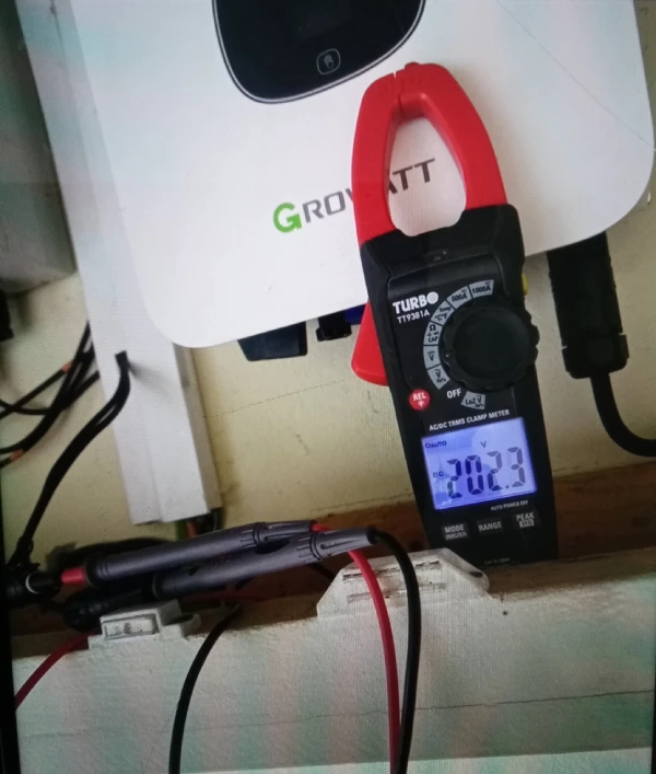 Diagnostic d'un onduleur growatt pour baisse de production.