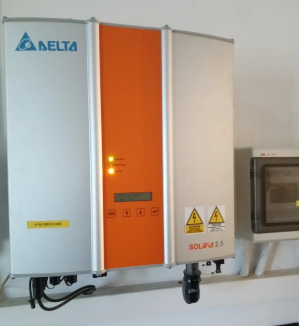 Onduleur Delta Solivia en défaut.