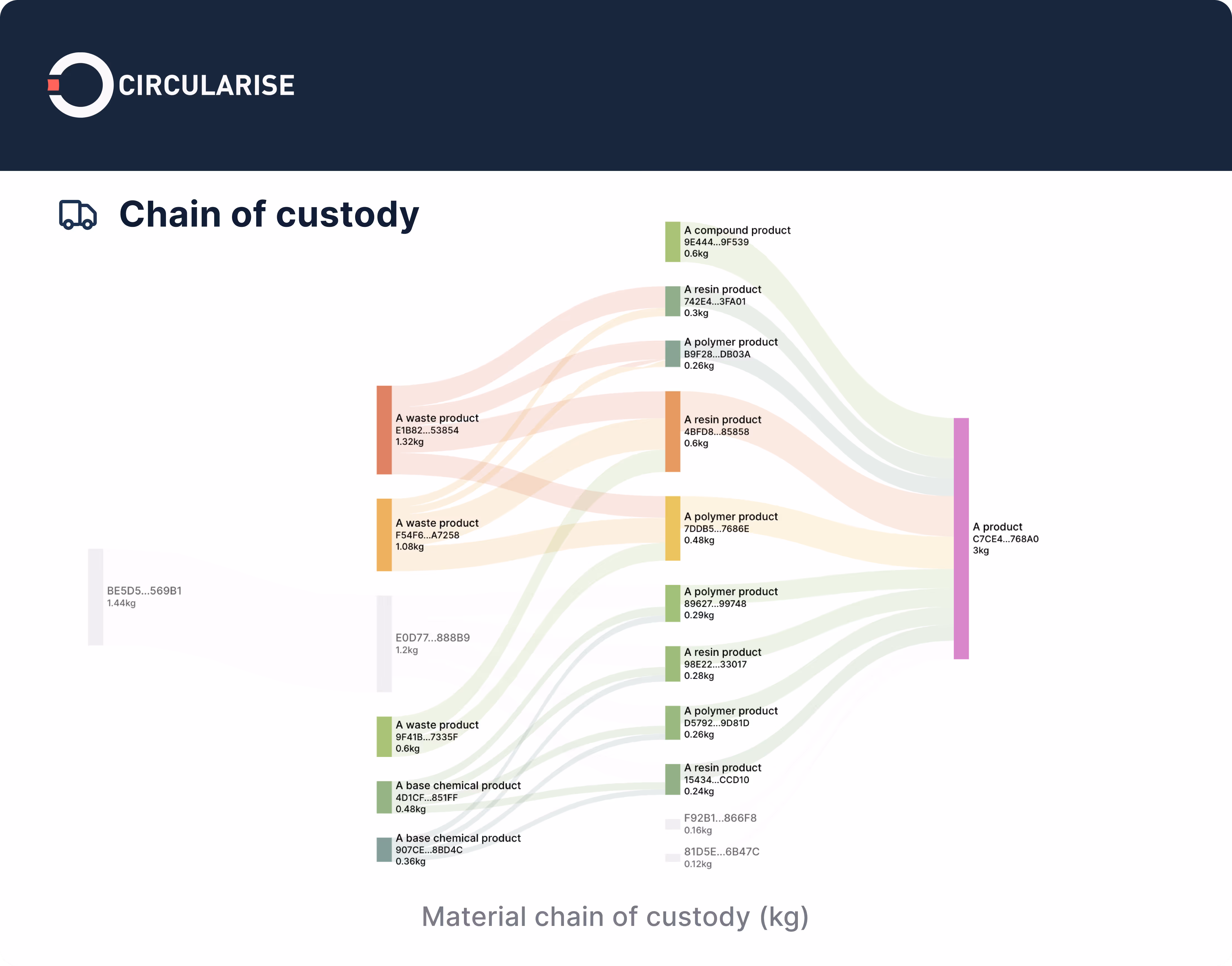 a diagram of the chain of custoy
