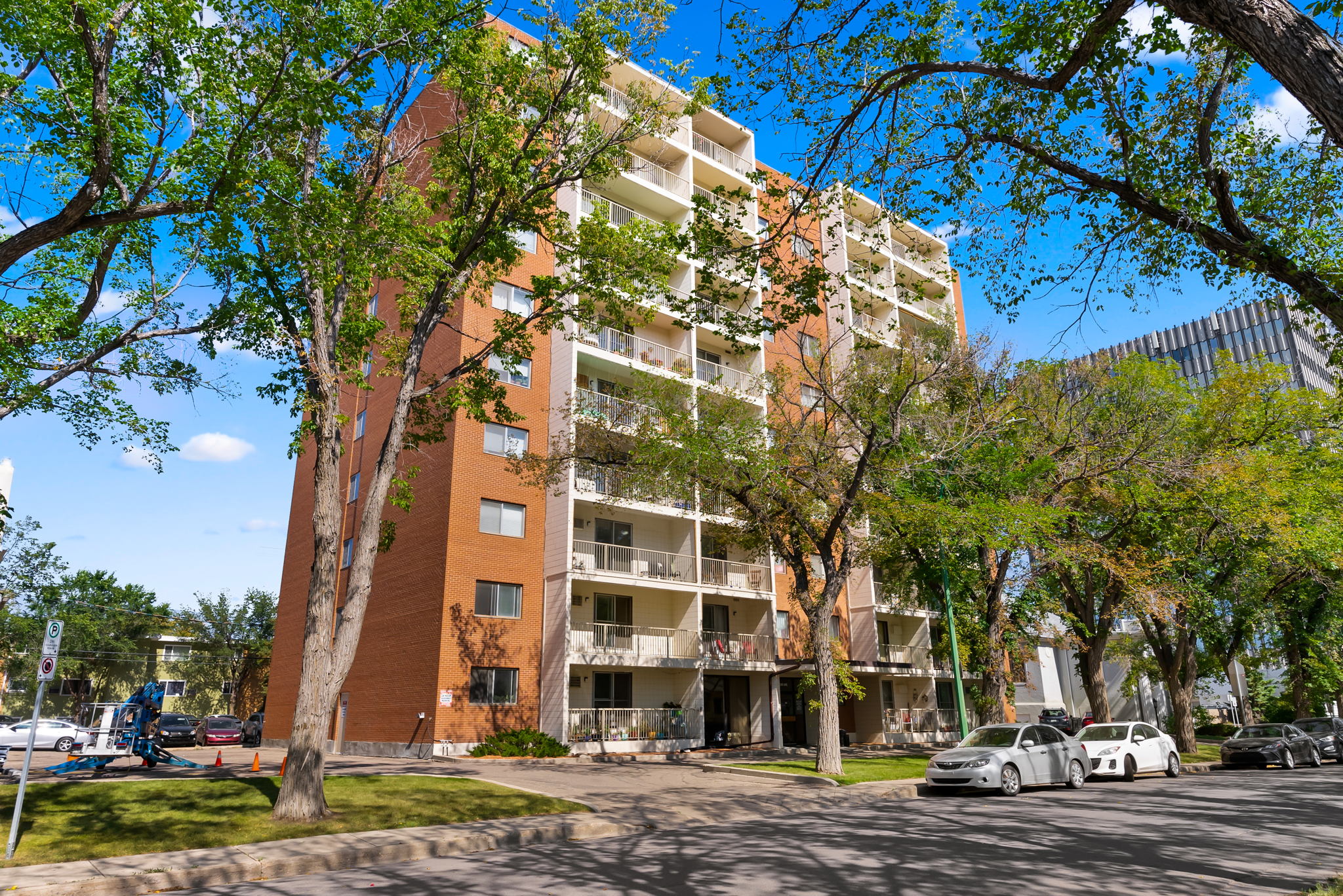 Exterior photo of Plainsview Estates building