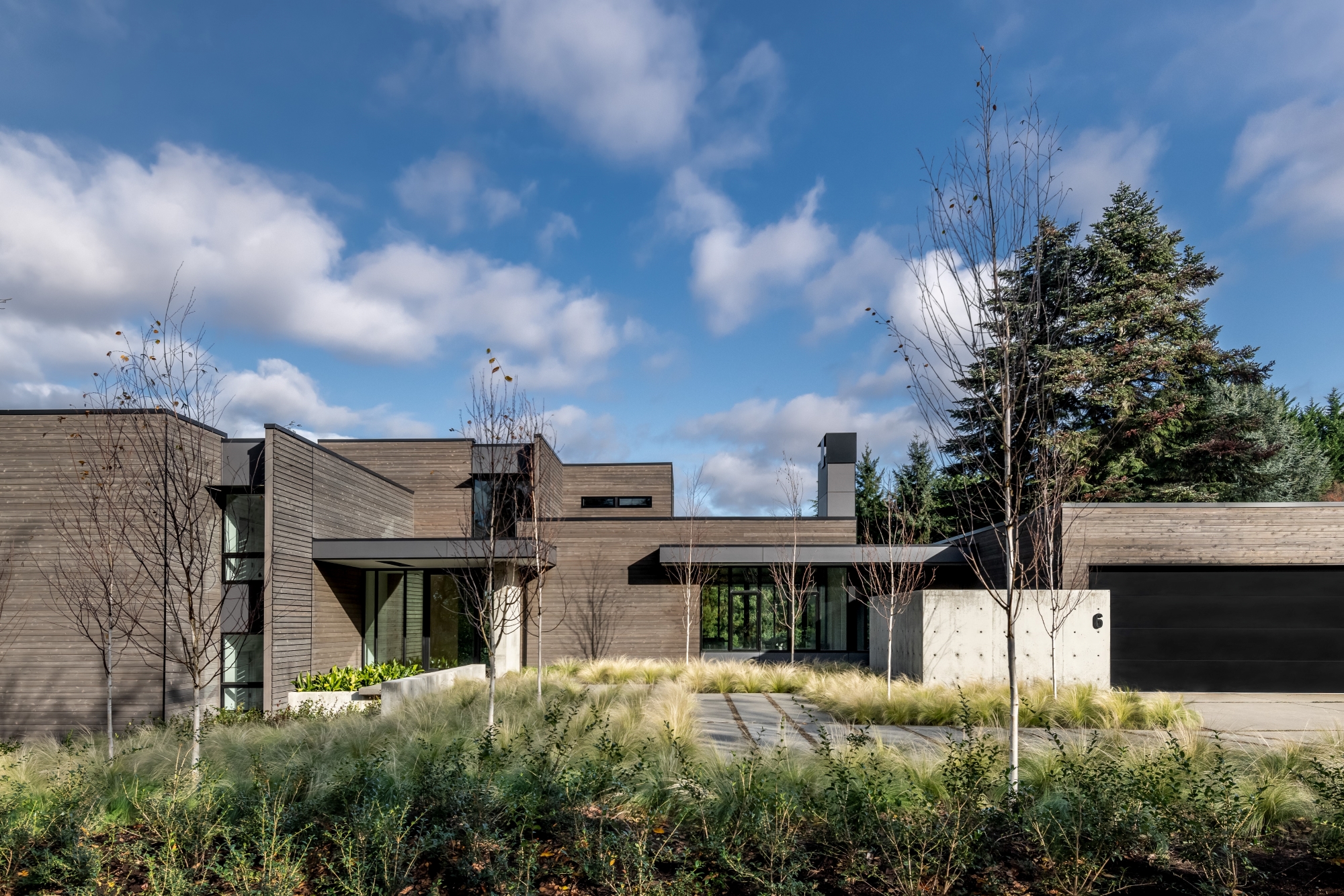 Custom bespoke architecture, inspired by the Pacific Northwest.
