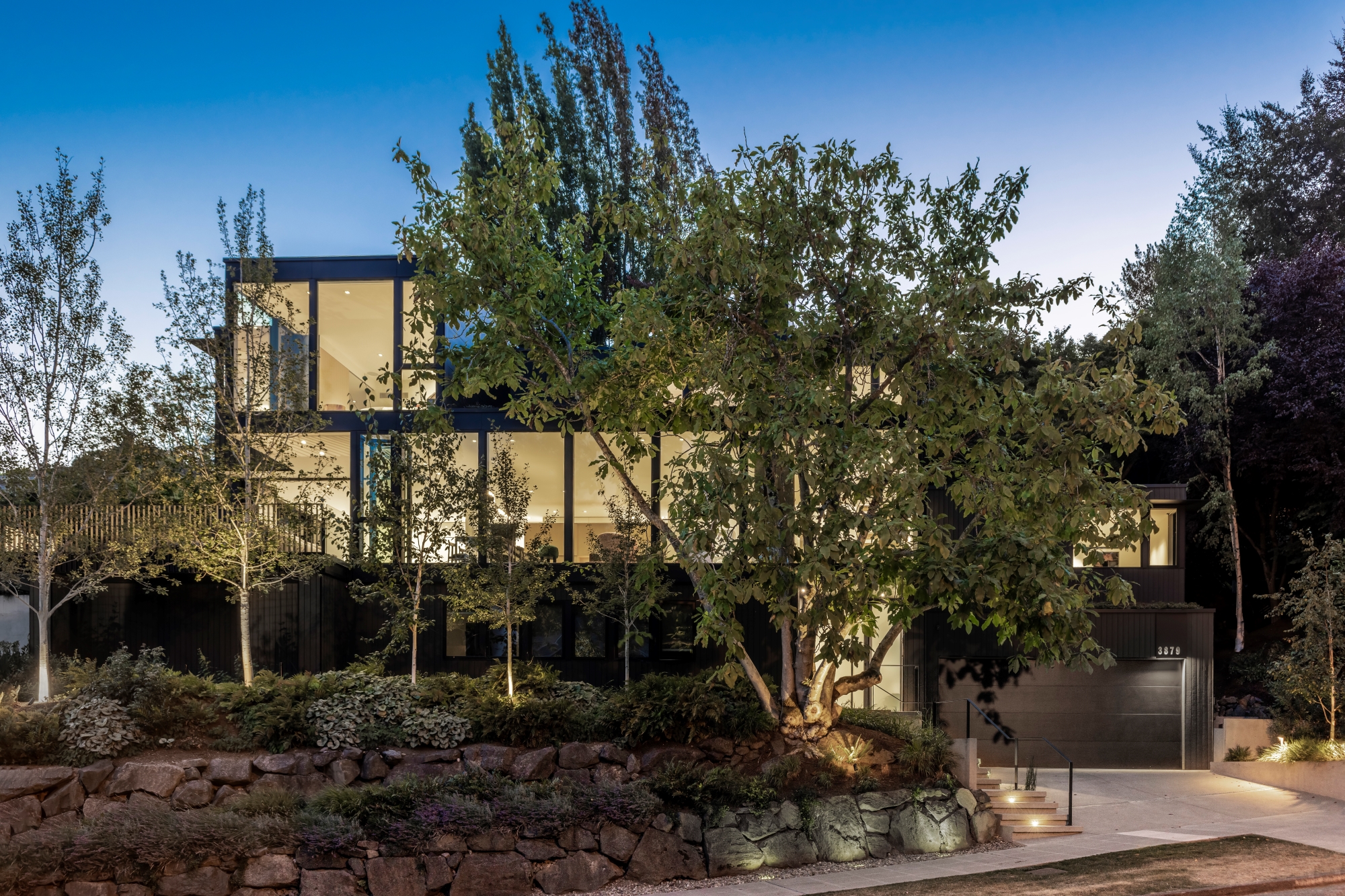 Custom bespoke architecture, inspired by the Pacific Northwest.