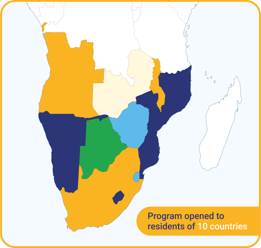 Map of Southern Africa