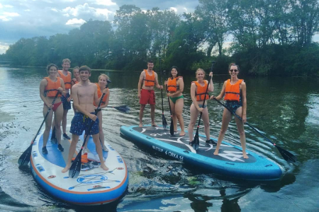 Stand-up paddleboarding in Loire Valley - Team 2