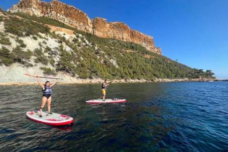 Stand-up paddleboarding in Provence - Team 2