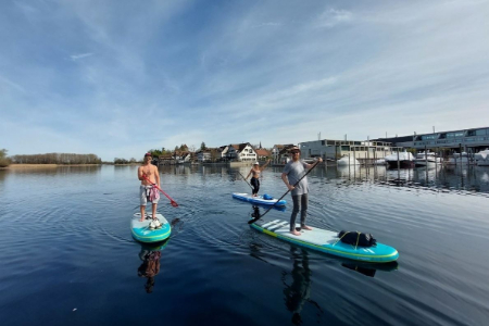 Stand-up paddleboarding in Lake Constance - Team 2