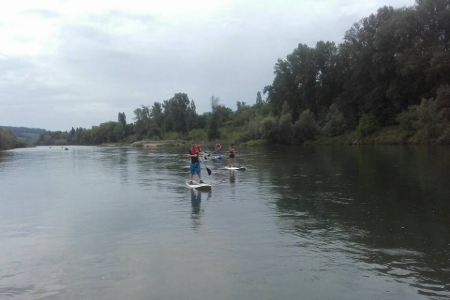 Stand-up paddleboarding in Black Forest - Team 1