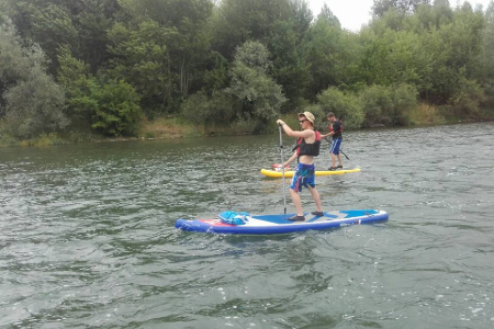Stand-up paddleboarding in Black Forest - Team 2