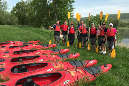 Canoeing in Dresden - Team 1
