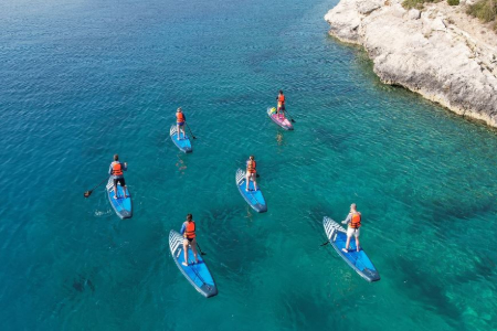 Stand-up paddleboarding in Crete - Team 2