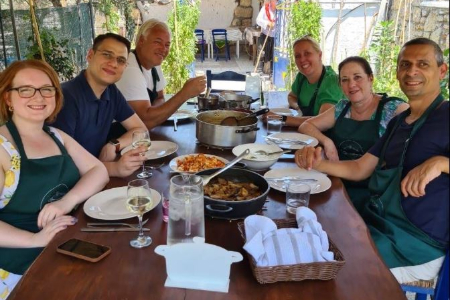 Cooking class in Rhodes - Team 1