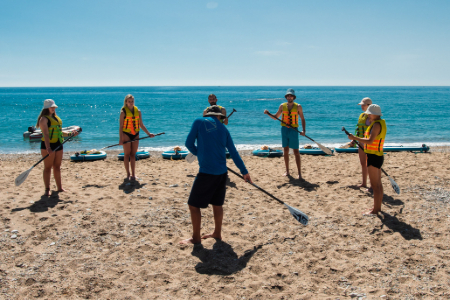 Stand-up paddleboarding in Rhodes - Team 3