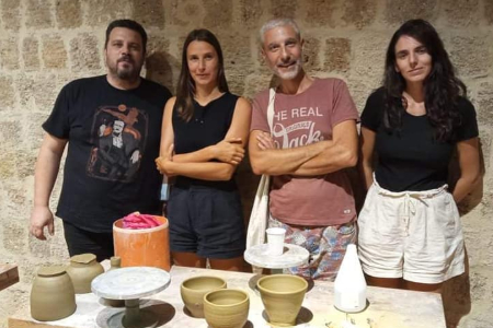 Pottery workshop in Rhodes - Team 2