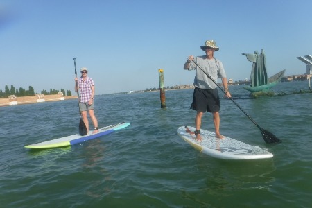 Stand-up paddleboarding in Venice - Team 2