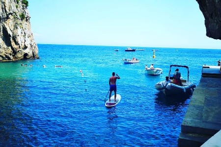 Stand-up paddleboarding in Amalfi Coast - Team 2
