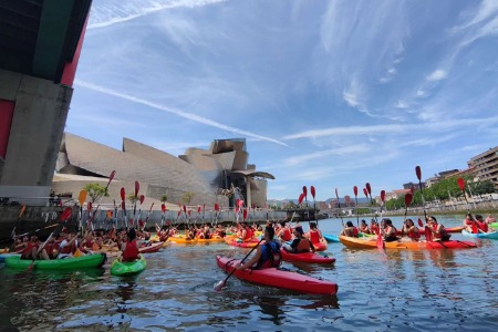 Canoeing in Bilbao - Team 1