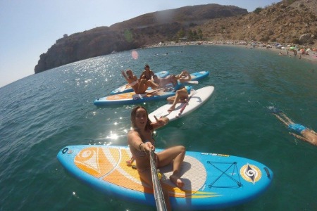 Stand-up paddleboarding in Granada - Team 3