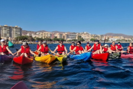 Kayaking in Costa del Sol - Team 1