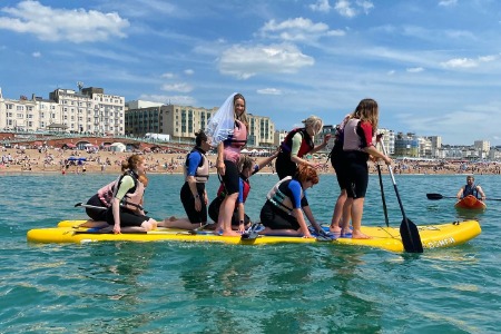 Stand-up paddleboarding in Brighton - Team 3