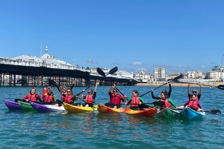 Kayaking in Brighton - Team 1