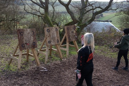 Axe throwing in Brighton - Team 3